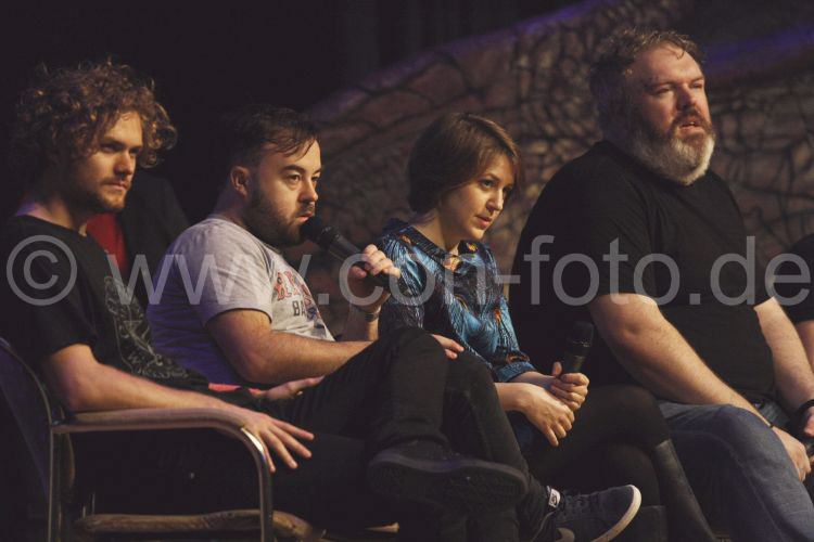 Finn Jones, Gethin Anthony und Gemma Whelan