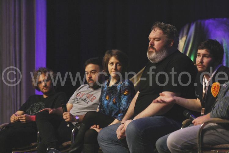 Finn Jones, Gethin Anthony und Gemma Whelan