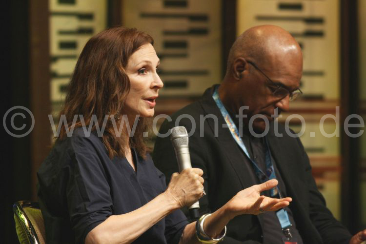 Michael Dorn und Gates McFadden