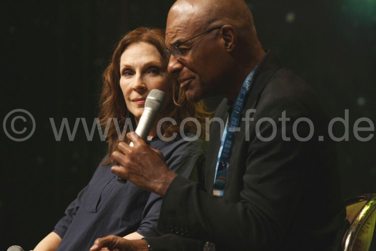 Michael Dorn und Gates McFadden