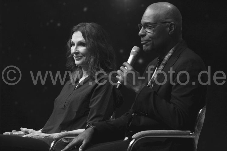 Michael Dorn und Gates McFadden