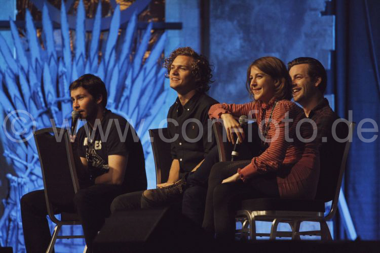 Daniel Portman, Finn jones, Gethin Anthony und Gemma Whelan