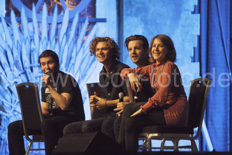 Daniel Portman, Finn jones, Gethin Anthony und Gemma Whelan